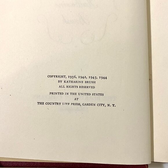 This Man and This Woman Hardcover Katharine Brush Vintage Book Compilation - Picture 6 of 11